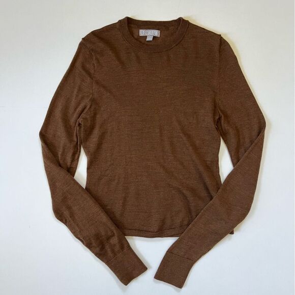 J. Crew Brown Crew Neck Sweater - Picture 8 of 11